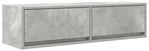 TV Szekrény Betongrey 100x31x25,5 cm Szerelt Fa