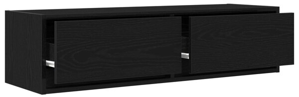 TV szekrény 100 x 31 x 25,5 cm Musta tammi Szerelt fa