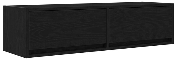 TV szekrény 100 x 31 x 25,5 cm Musta tammi Szerelt fa