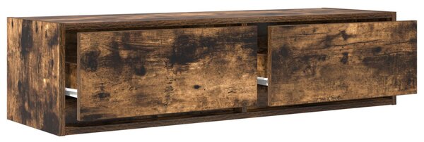 Televíziós szekrény Füstölt tölgy 100x31x25,5 cm Mérnöki fa