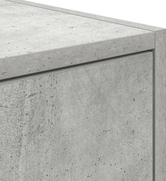 TV Szekrény Betongrey 100x31x25,5 cm Szerelt Fa