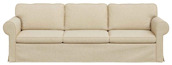 VidaXL Kanapé Krém 245 x 82 x 80 cm szövet