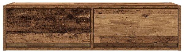 TV Szekrény Régi Fa 100x31x25,5 cm Műanyag Fa