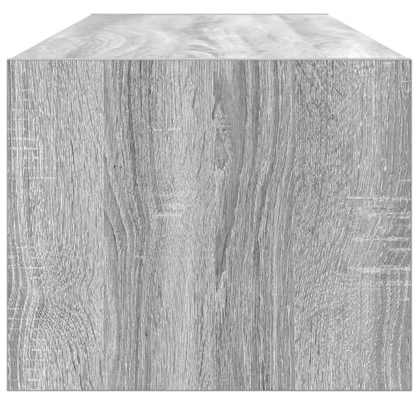 TV Szekrény Szürke Sonoma 100x31x25,5 cm Szerelt Fa