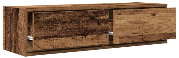 TV Szekrény Régi Fa 100x31x25,5 cm Műanyag Fa