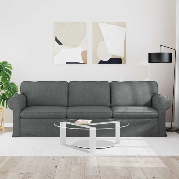 VidaXL Kanapé Sötétszürke 245 x 82 x 80 cm szövet
