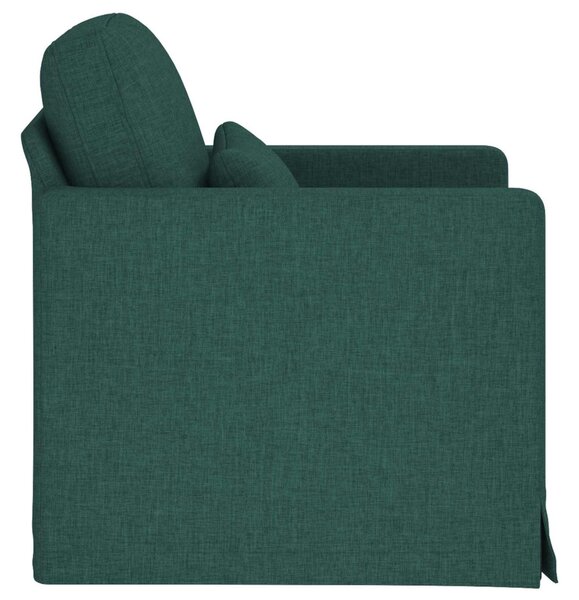 VidaXL Kanapé Sötétzöld 78 x 78 x 80 cm szövet