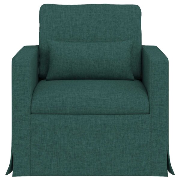 VidaXL Kanapé Sötétzöld 78 x 78 x 80 cm szövet