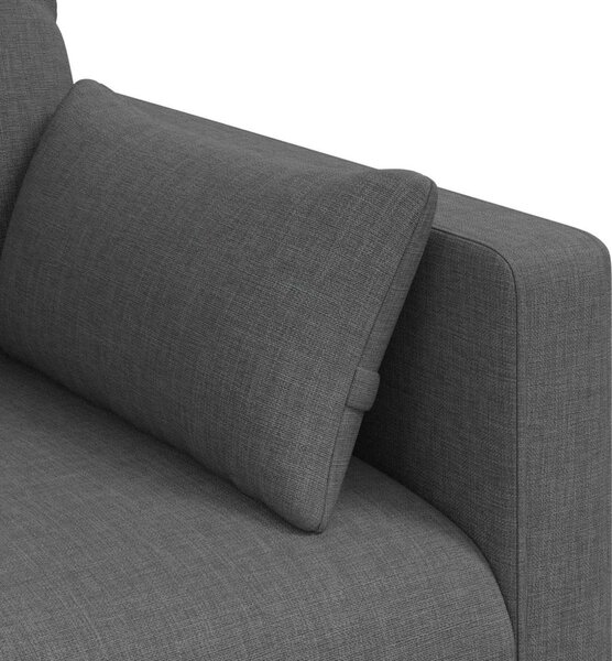 VidaXL Kanapé Sötétszürke 158 x 78 x 80 cm szövet