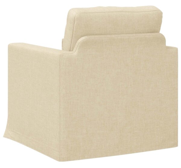 VidaXL Kanapé Krém 78 x 78 x 80 cm szövet