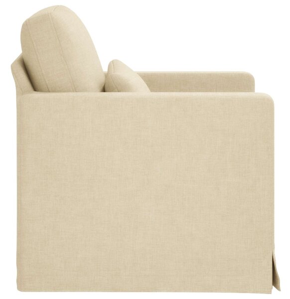 VidaXL Kanapé Krém 78 x 78 x 80 cm szövet
