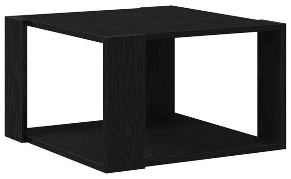 Fekete tölgy Kávézóasztal 85x55x31 cm Műanyag