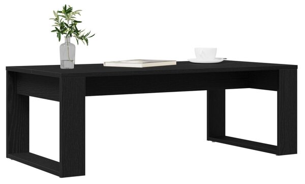 Dohányzóasztal Fekete tölgy 102 x 50 x 35 cm Faanyag