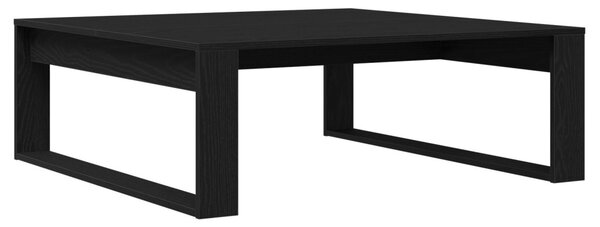 Fekete Tölgy Kávézóasztal 100x100x35 cm Tervezett Fa