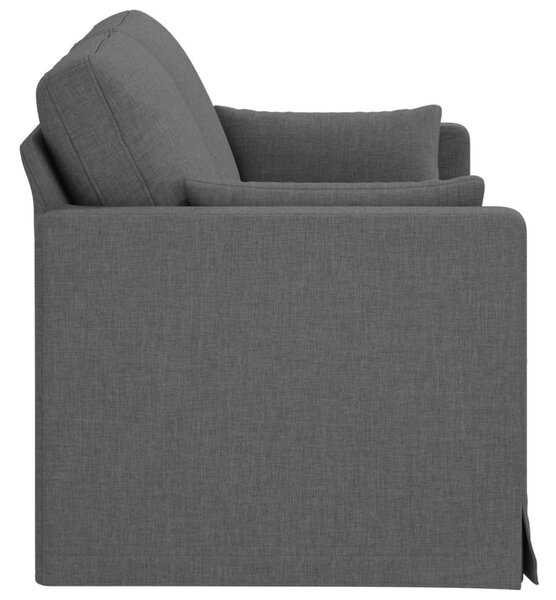 VidaXL Kanapé Sötétszürke 158 x 78 x 80 cm szövet
