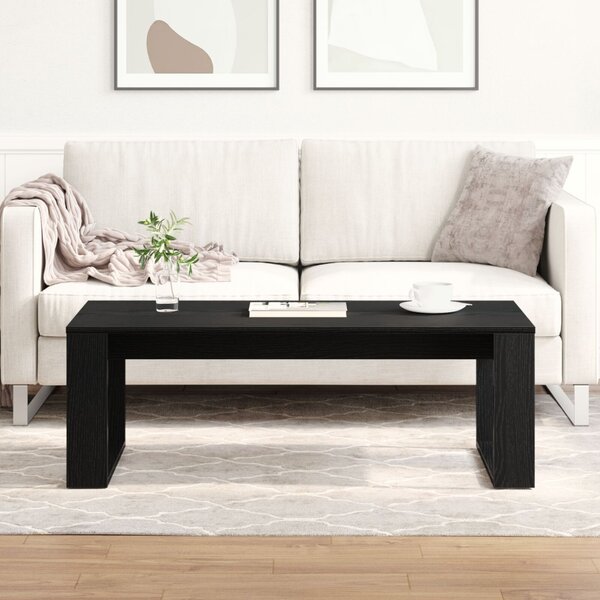 Dohányzóasztal Fekete tölgy 102 x 50 x 35 cm Faanyag