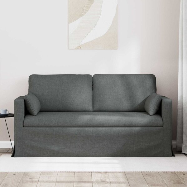 VidaXL Kanapé Sötétszürke 158 x 78 x 80 cm szövet
