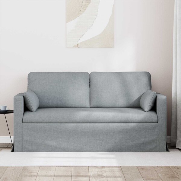 Kanapé Világosszürke 158 x 78 x 80 cm szövet