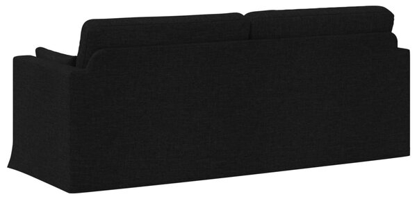 VidaXL Kanapé Fekete 198 x 78 x 80 cm szövet