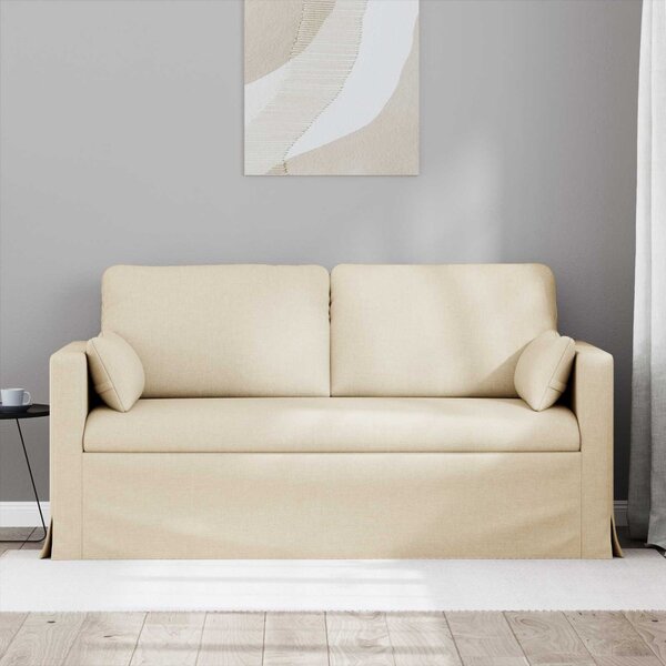 VidaXL Kanapé Krém 158 x 78 x 80 cm szövet