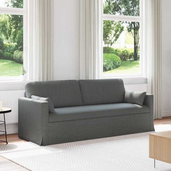 Kanapé Sötétszürke 198 x 78 x 80 cm szövet