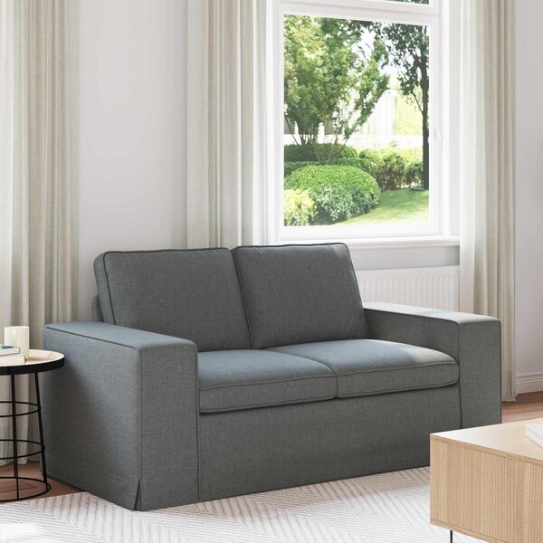 VidaXL Kanapé Sötétszürke 162 x 80 x 82 cm szövet
