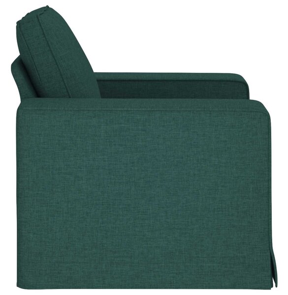 VidaXL Kanapé Sötétzöld 103 x 80 x 82 cm szövet