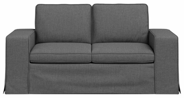 VidaXL Kanapé Sötétszürke 162 x 80 x 82 cm szövet