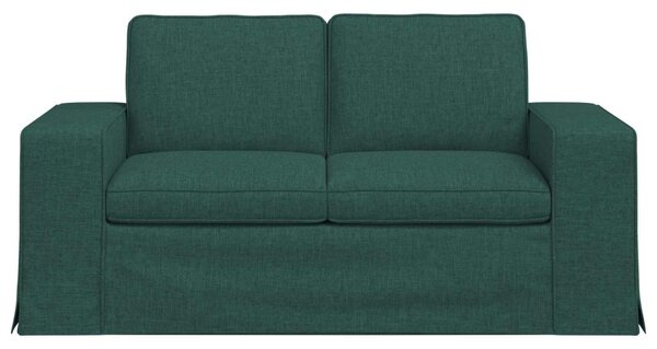 VidaXL Kanapé Sötétzöld 162 x 80 x 82 cm szövet