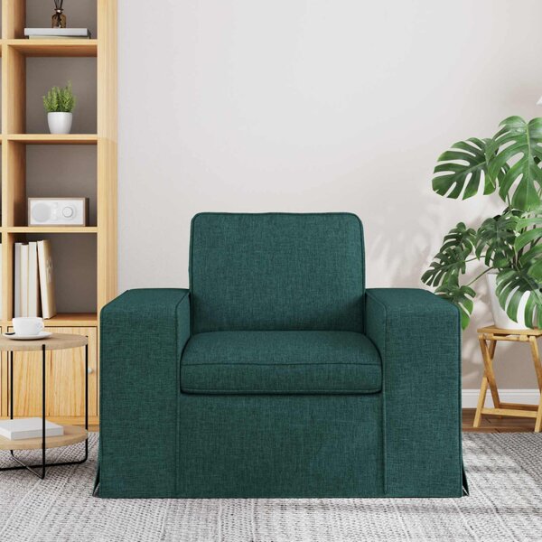 VidaXL Kanapé Sötétzöld 103 x 80 x 82 cm szövet