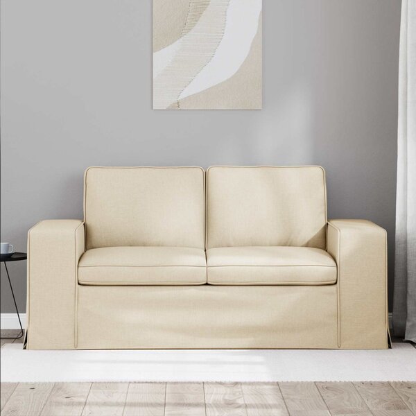VidaXL Kanapé Krém 162 x 80 x 82 cm szövet