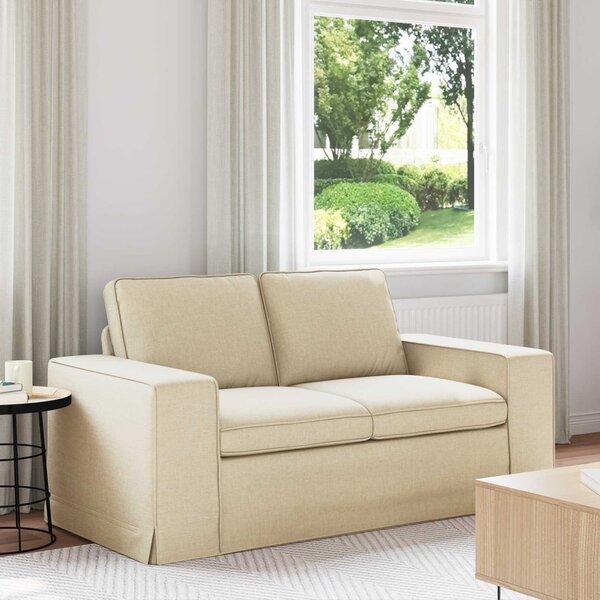 VidaXL Kanapé Krém 162 x 80 x 82 cm szövet
