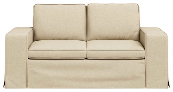 VidaXL Kanapé Krém 162 x 80 x 82 cm szövet