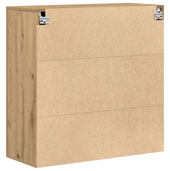 Fali Szekrény Mesteri Tölgy 80x33x80 cm Forgácslap