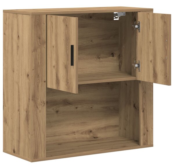 Fali Szekrény Mesteri Tölgy 80x33x80 cm Forgácslap