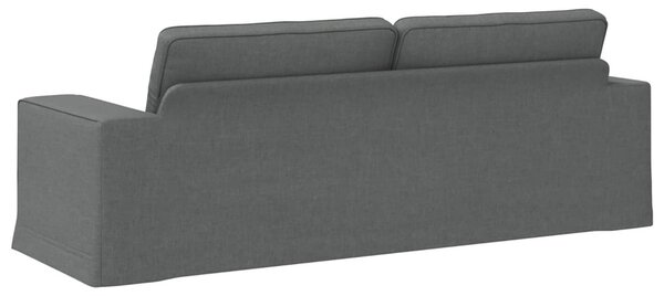 Kanapé Sötétszürke 222 x 80 x 82 cm szövet