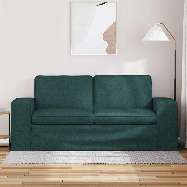 VidaXL Kanapé Sötétzöld 182 x 80 x 82 cm szövet