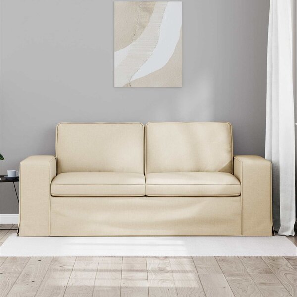 VidaXL Kanapé Krém 182 x 80 x 82 cm szövet