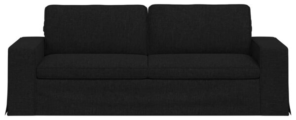 VidaXL Kanapé Fekete 222 x 80 x 82 cm szövet