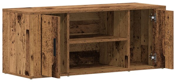 TV Szekrény Régi Fa 100x35x40 cm Mérnöki Fa