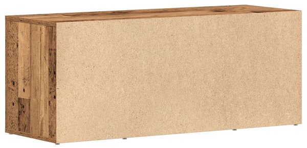 TV Szekrény Régi Fa 100x35x40 cm Mérnöki Fa