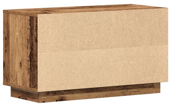 TV szekrény régi fa 80x35x45 cm mérnöki fa