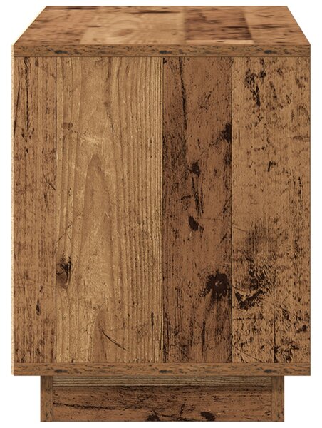 TV szekrény régi fa 80x35x45 cm mérnöki fa