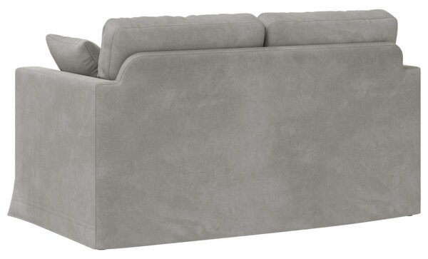 VidaXL Kanapé Világosszürke 138 x 78 x 80 cm Bársony