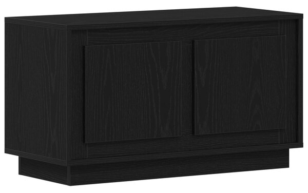 TV szekrény Musta tammi 80 x 35 x 45 cm Faanyag
