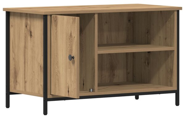 TV szekrény Mesteri tölgy 80x40x50 cm Mérnöki fa és acél