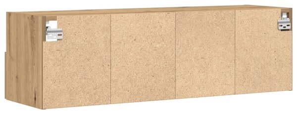 TV Fali Szekrény Artisan Tölgy 100x30x30 cm Mérnöki Fa