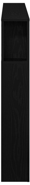 LED ágytámla Musta tammi 140 x 18,5 x 103,5 cm Faanyag