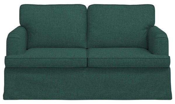 VidaXL Kanapé Sötétzöld 144 x 80 x 85 cm szövet