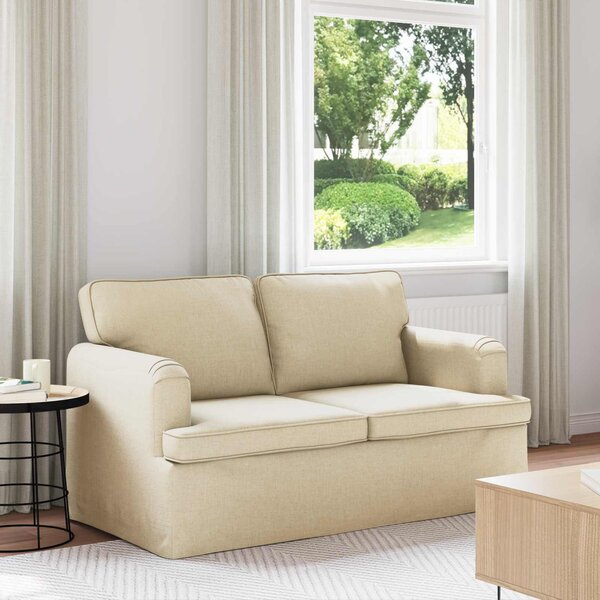 VidaXL Kanapé Krém 144 x 80 x 85 cm szövet